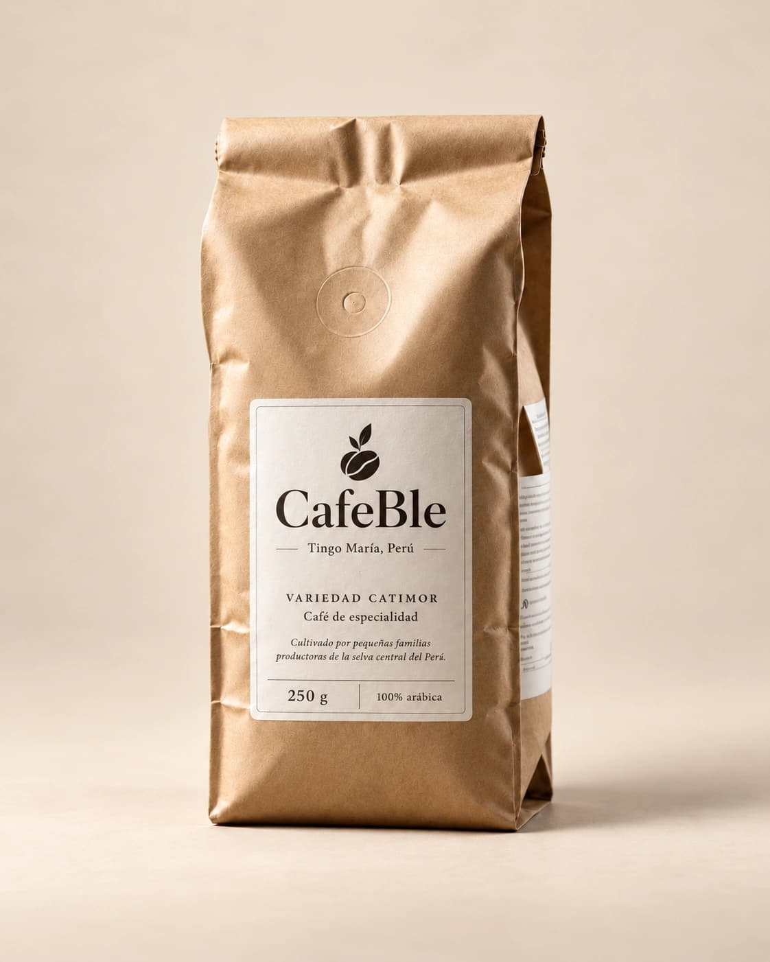 Bolsa de café CaféBle variedad Catimor
